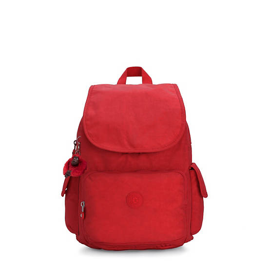 Kipling City Pack Ryggsäck Röda Rosa | SE 1694ZU